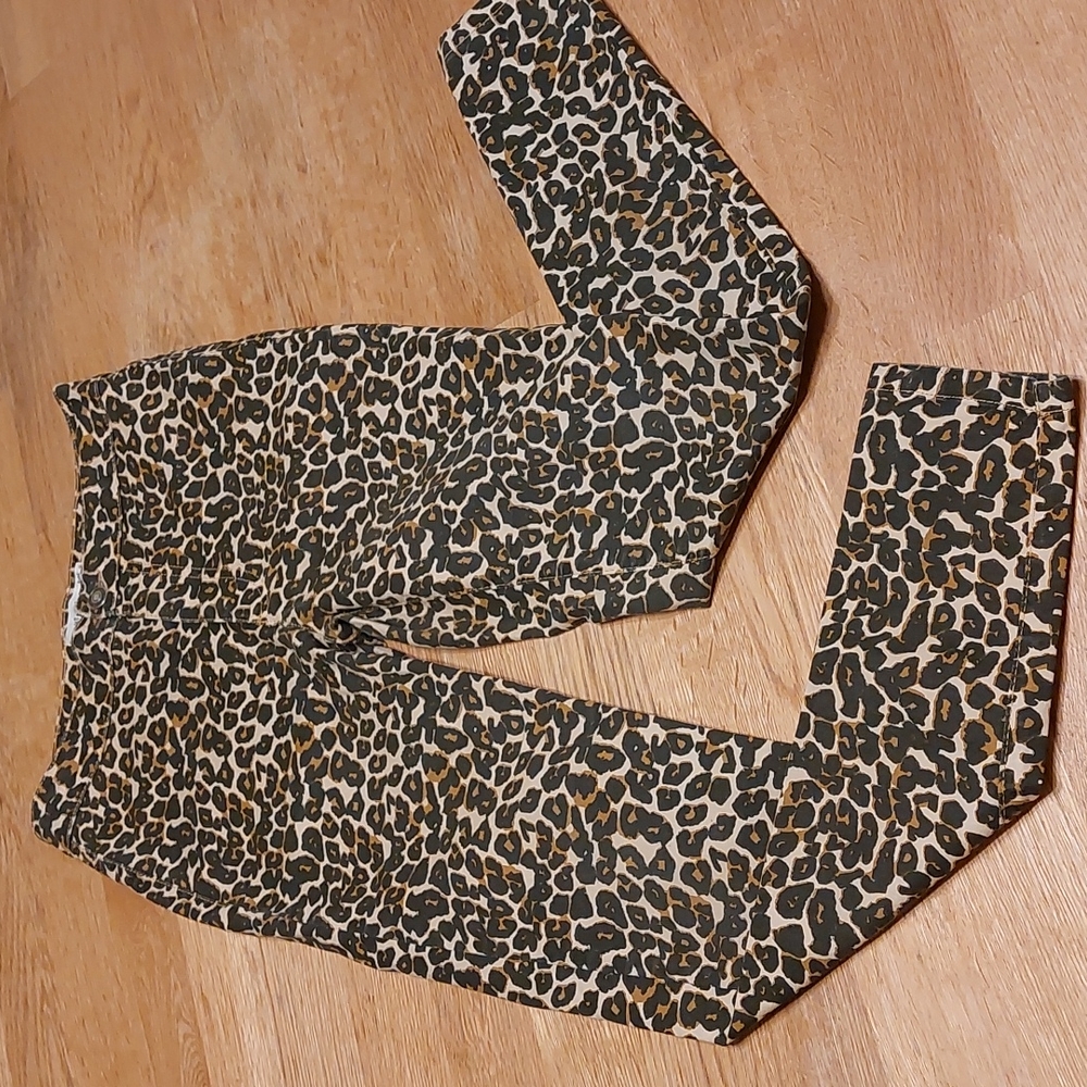 We the free Cheetah Print Jegging Size 25 animal print high waist Bohemian